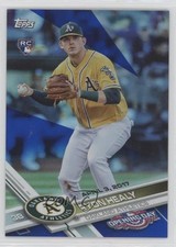 2017 Topps Opening Day Rainbow Blue Foil Ryon Healy #159 c7g