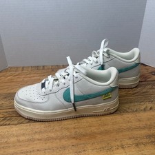Nike Air Force 1 test of time Kids Shoes White Teal Sneakers