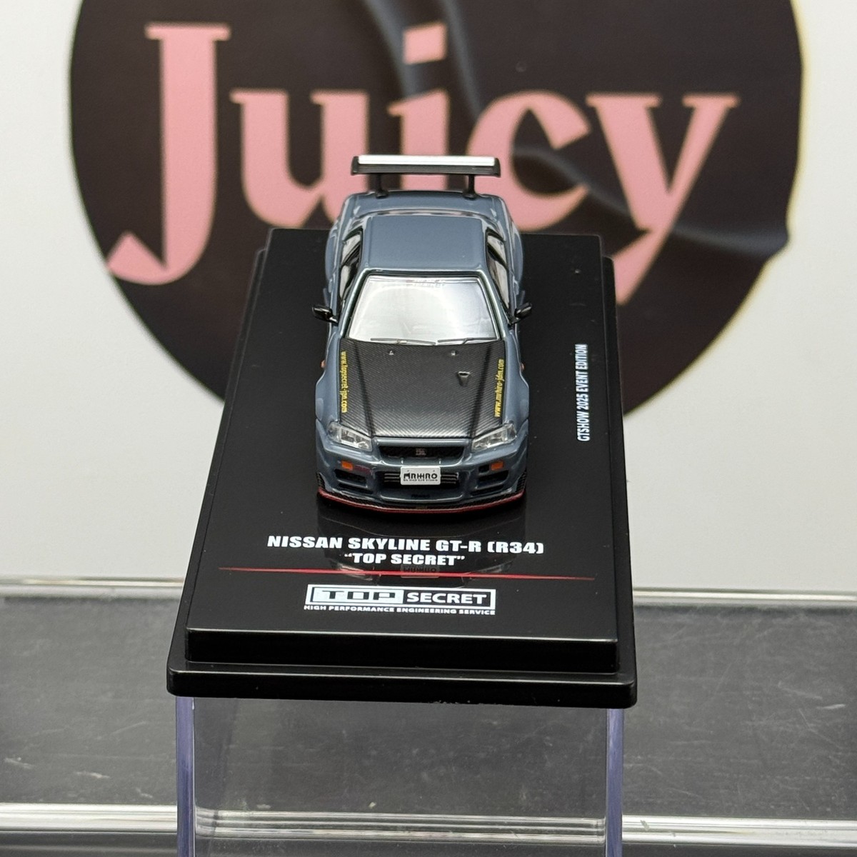 【未開封】INNO64 GT-R R34 GTSHOW 2025限定品 ミニカー INNO64 NISSAN SKYLINE GT-R R34 NAGATA 500 GTSHOW 2025 EVENT