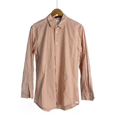 LOUIS VUITTON Long-Sleeve Cotton Orange Stripe Shirt RM131M