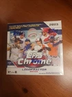 2023 Topps Chrome Logofractor Baseball Factory Sealed Hobby Box 7 Packs
