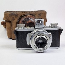 Kodak 35 Film Camera With Case, 51mm Anastigmat f4.5 Lens, 1940s, Tested Working