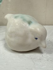 McCarty Pottery white w/ Jade Bird McCarty Studio MERIGOLD MS 1st qty last one