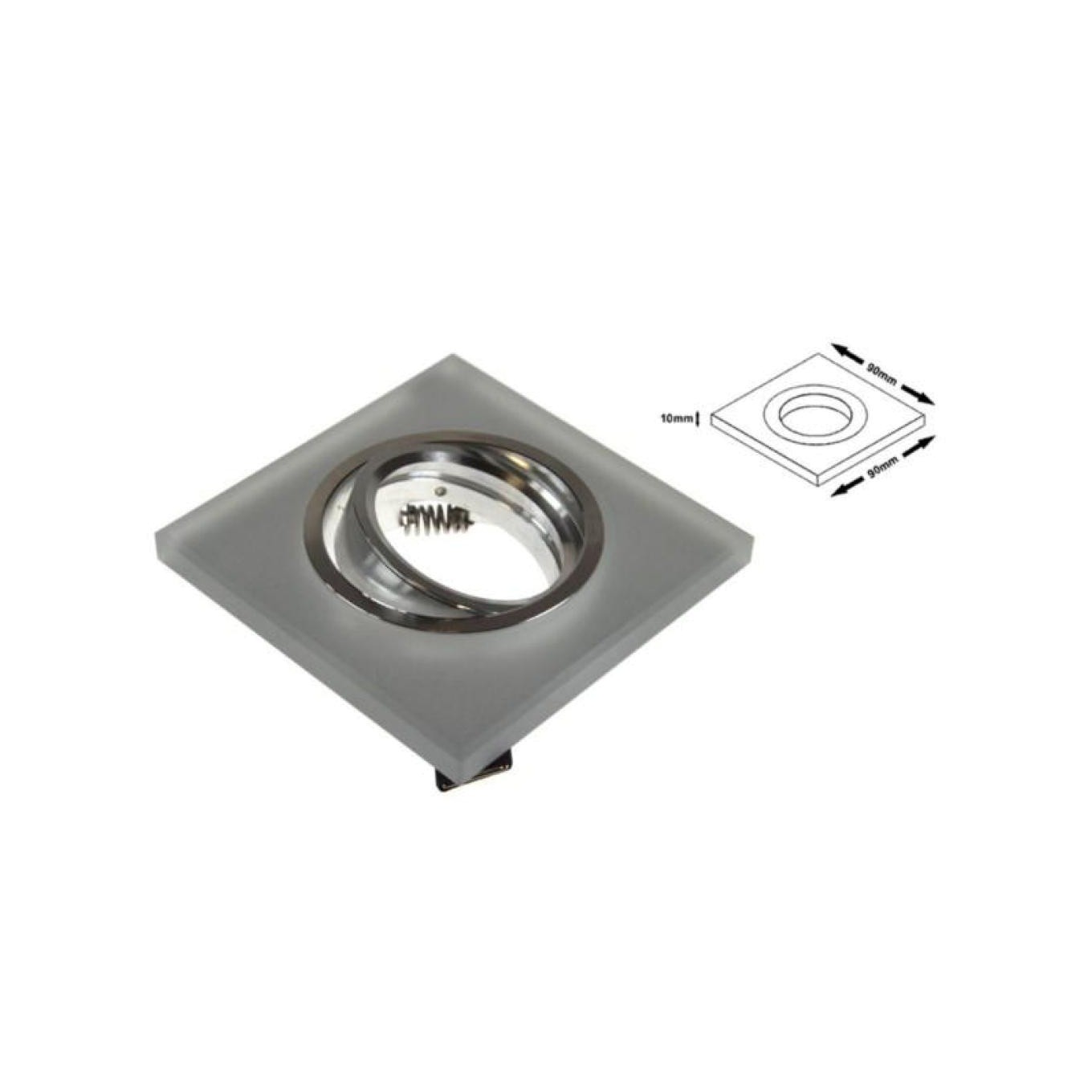 Denzel Ceiling Light Movable Tinted Chrome 012407