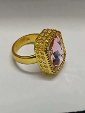 Julie Vos Statement Ring Pink Size 7