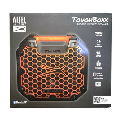 Altec Lansing ToughBoxx Rugged Wireless Speaker, 70W, 6.5'' Woofer, 2.5'' Tweeter