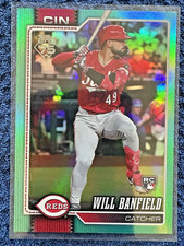 2026 Topps Series 1 Will Banfield Aqua Rainbow Foil RC #247 Reds