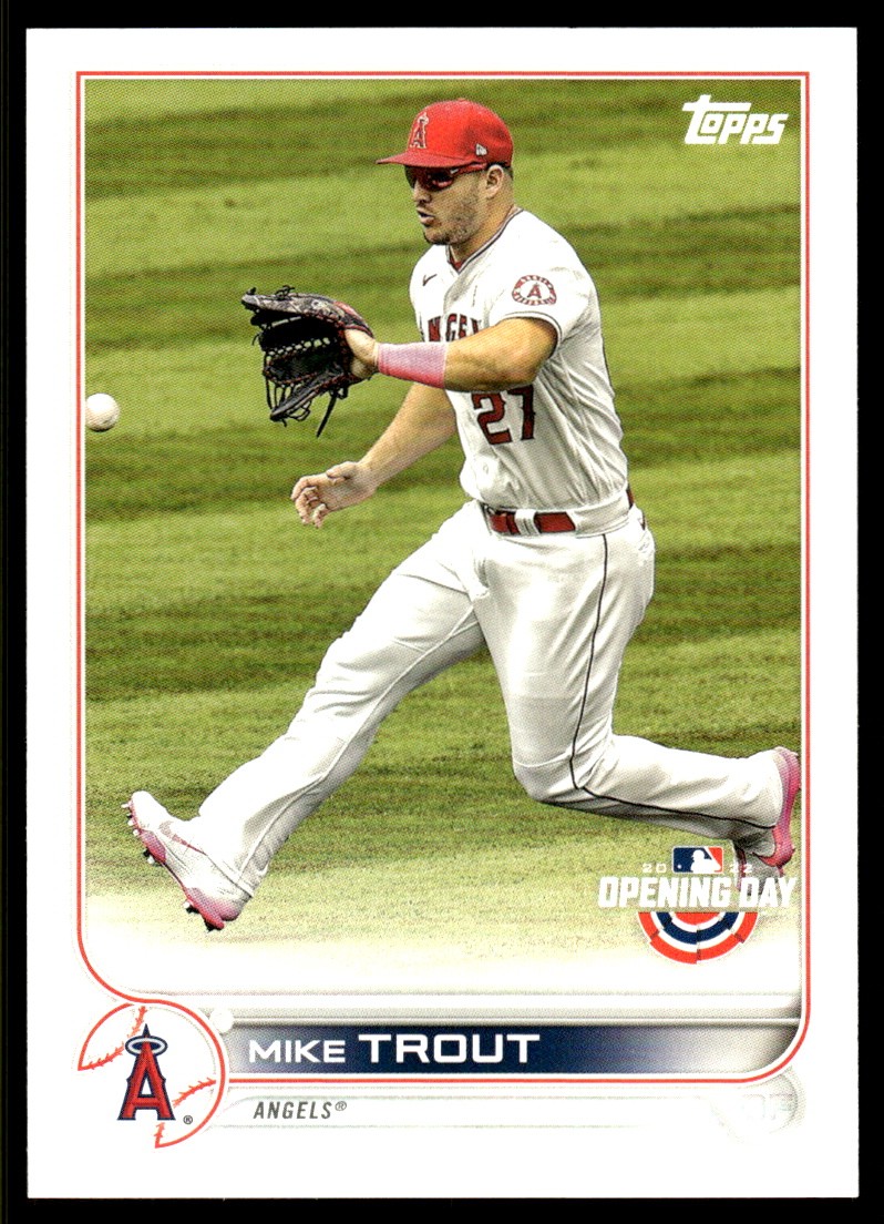 Mike Trout 2017 Topps Chrome #200 Los Angeles Angels FREE SHIPPING AutographDen