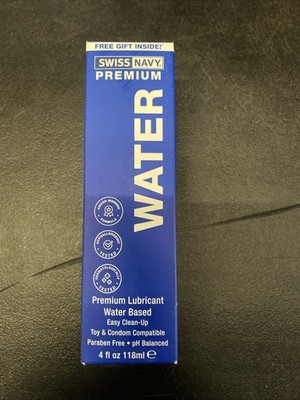 Lot Of 4 Swiss Navy Premium Water Based Lubricant 4oz EXP 2/18/2028