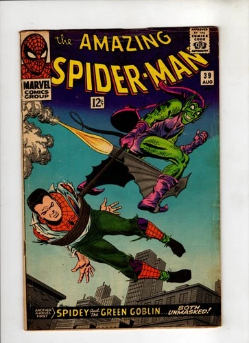 The Amazing Spider-Man #39 1966 MARVEL VG+ 4.5 *KEY!* 1ST ROMITA ON SPIDER-MAN!