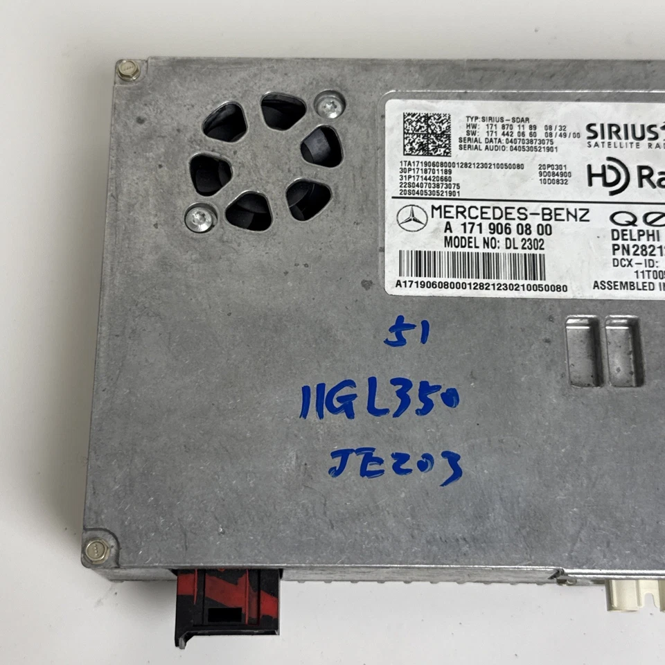 2011 MERCEDES BENZ GL350 SATELLITE RADIO RECEIVER MODULE UNIT A1719060800 OEM - Imagem 2 de 4