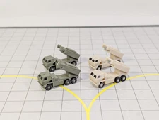 MILITARY HIMARS Missile Launch Trucks (x4) Airport GSE Vehicles 1:200 Scale