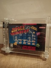 Sealed Graded Super Nintendo Snes WATA 9.4 Space Invaders NTSC Game