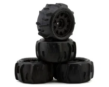 Pro-Line Dumont Pre-Mounted MT 1/18 Tire Set (Black) (4) [PRO10311-10]