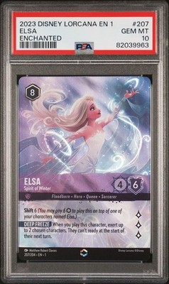 Elsa - Spirit of Winter #207 from First Chapter () – Pokémon card