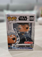 Funko Pop! Vinyl Figure Star Wars Ahsoka Tano #658 Target Exclusive sticker New