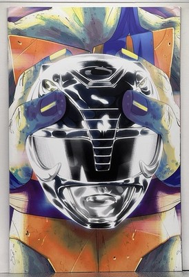 Power Rangers/Teenage Mutant Ninja Turtles #5 Leonardo Black Helmet KEY