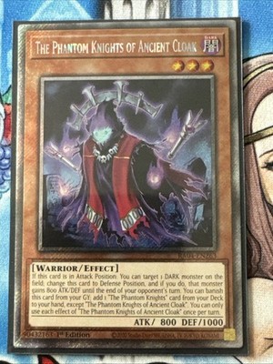 The Phantom Knights of Ancient Cloak - RA04-EN263 - Platinum Secret Rare 