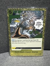 Gum-Gum Dawn Stamp OP13-117 Carrying On His Will Foil