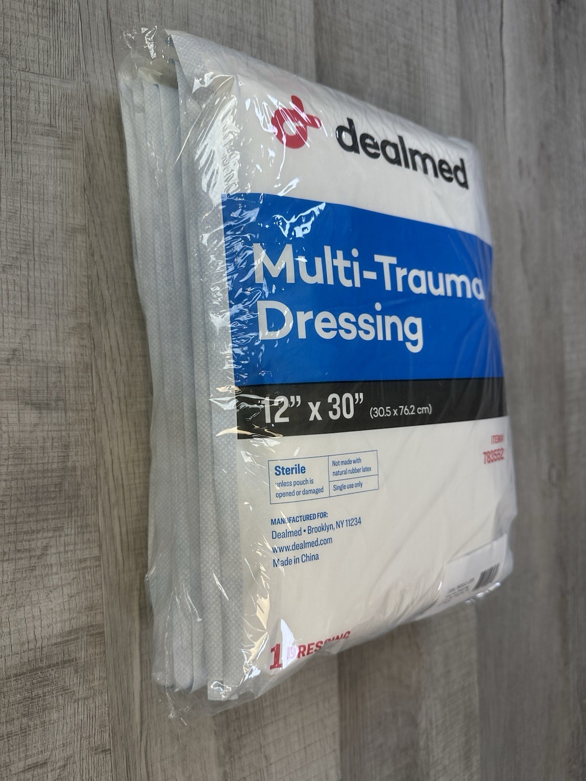 Dealmed Multi-Trauma Dressing Pads 12X30” 10 Pack