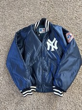 Giacca Bomber Vintage anni 90 New York Yankees MLB Starter Raso Taglia L