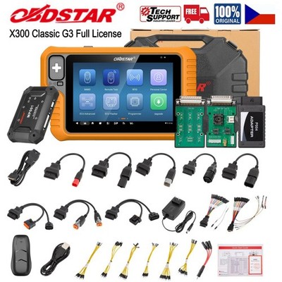 OBDSTAR X300 Classic G3 Full Key Progarmming+E.CU Flasher +Cluster+SRS Rest+Test