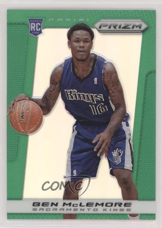 2013-14 Panini Prizm Retail Green Prizm Ben McLemore #263 Rookie RC gb9