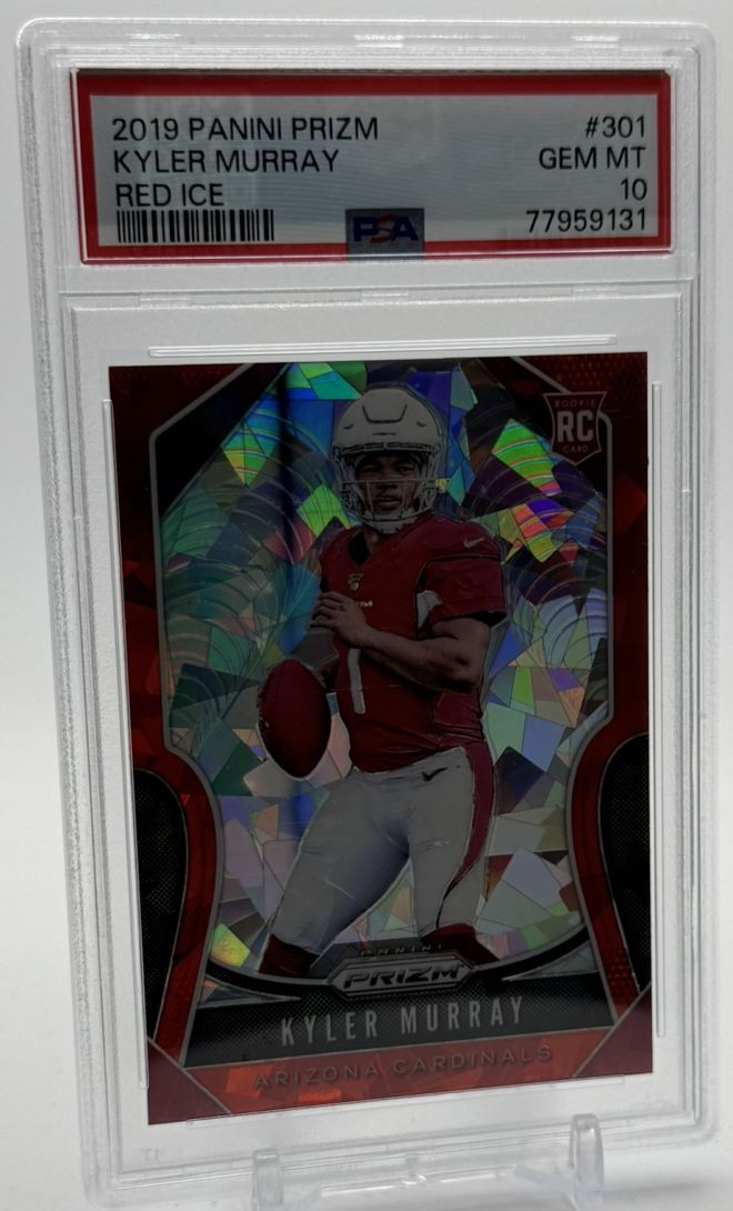 2019 Panini Prizm Red Ice Kyler Murray Rookie PSA 10 Arizona Cardinals #301
