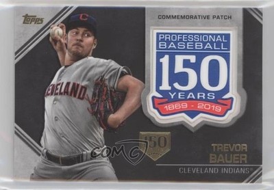 2019 Topps Update Manufactured 150th Anniversary 130/150 Trevor Bauer Patch my8