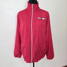 Vintage Catalina Jacket Women Small Red Windbreaker Sport Zip
