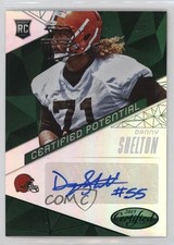 2015 Certified Potential Mirror Green 1/5 Danny Shelton #CP-DS Auto 0e9i