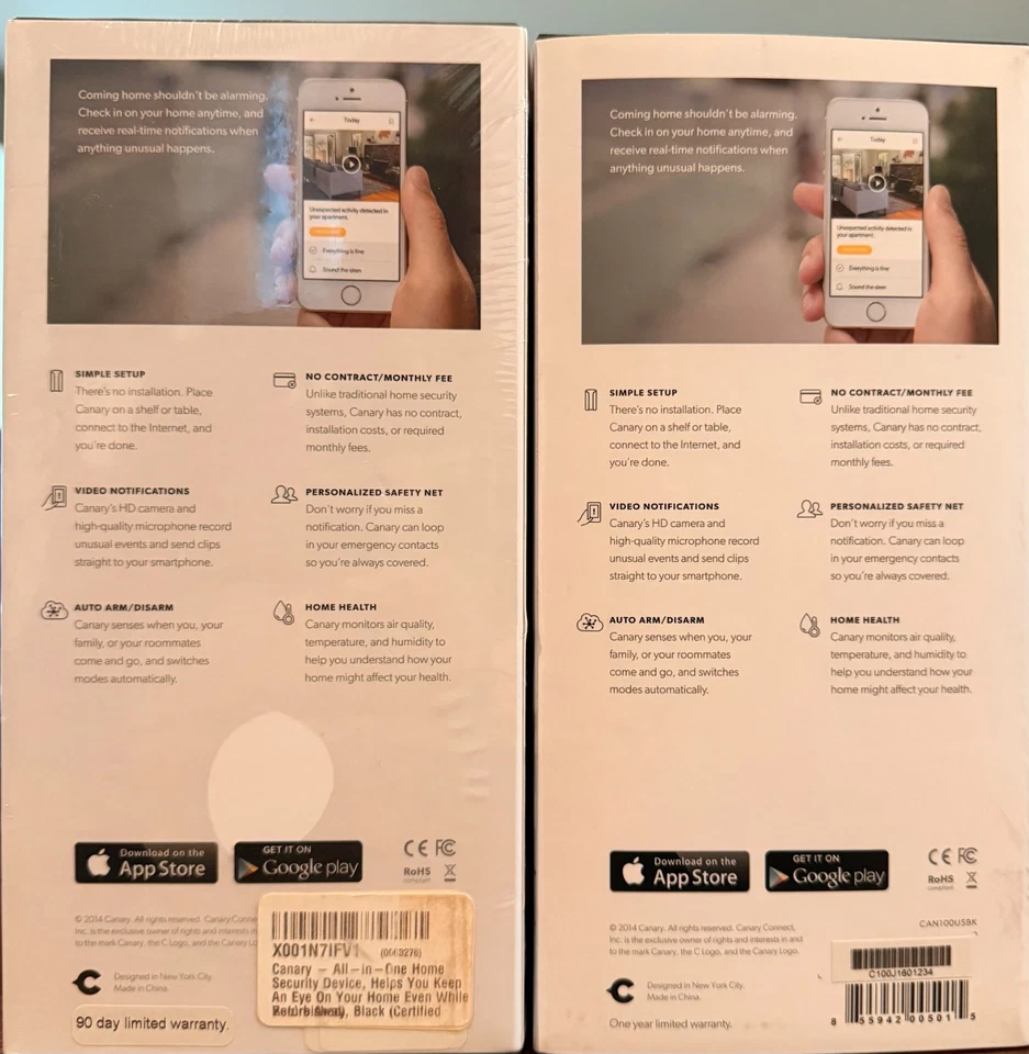 Cámara de seguridad interior Canary Smart Home (juego de dos) Foto 3 de 4