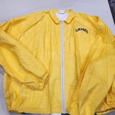 Vintage Brand New Joe Camel Tyvek Windbreaker 1990  s Cigarette Promo