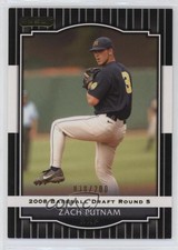 2008 Razor Signature Series Black 38/200 Zach Putnam #90 ac2
