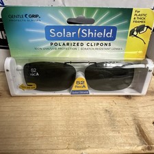 Foster Grant Solar Shield Polarized Clip On Sunglasses 52 Rec A - UV Protection