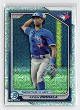2024 Bowman Chrome #BCP-199 Arjun Nimmala Prospects Mojo Refractors