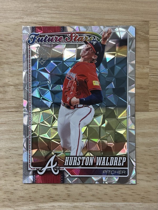 2026 Topps Series 2 - Hurston Waldrep Future Stars #407 Diamante Foil - BRAVES