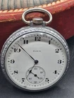 Antique 1919 Elgin National Open Faced Pocket Watch For Parts Or Restoration