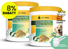 KR&Auml;UTERLAND Gr&uuml;nlippmuschel Pulver Hund 1 kg Glykosaminoglykane, Katzen, Pferde