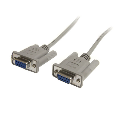 StarTech 6ft DB9 Female to Female Straight Through Serial Cable