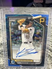 2024 Bowman Chrome 1st Auto Konnor Griffin Blue Refractor /150