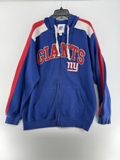 NFL New York Giants Mens Zipup Jacket Blue Size XXL