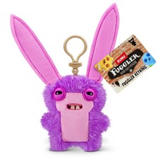Fuggler Keyring PINK LORD LONG EARS Series 5 Bunny Backpack Clip Plush  READ 