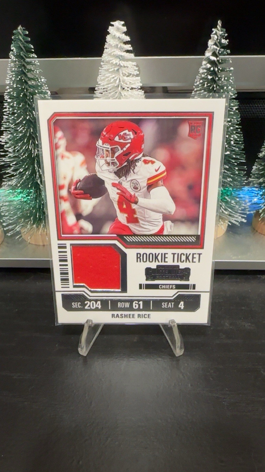 2023 Panini Contenders - Rookie Ticket Swatches Rashee Rice #TS28 (MEM, RC)