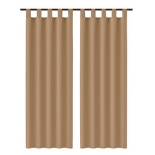 Schlaufenschal Dekoschal 2er Pack Komplett Set, Vorhang Gardine Blickdicht Ellen