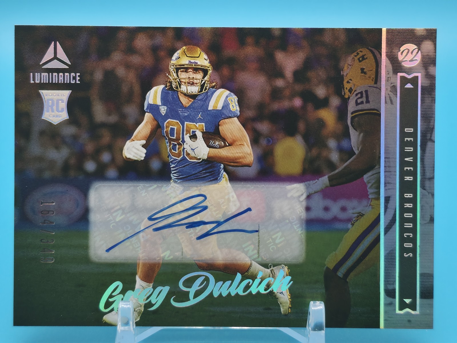 Greg Dulcich Panini Luminance #200 Autograph