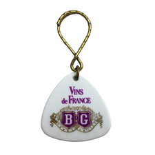 Vins de France Wine Keychain Key Ring Novelty Collectible Memorabilia Retro