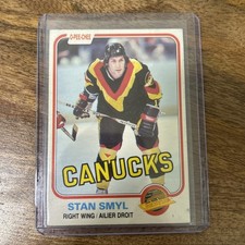 1981-82 O-Pee-Chee Stan Smyl #328 Vancouver Canucks