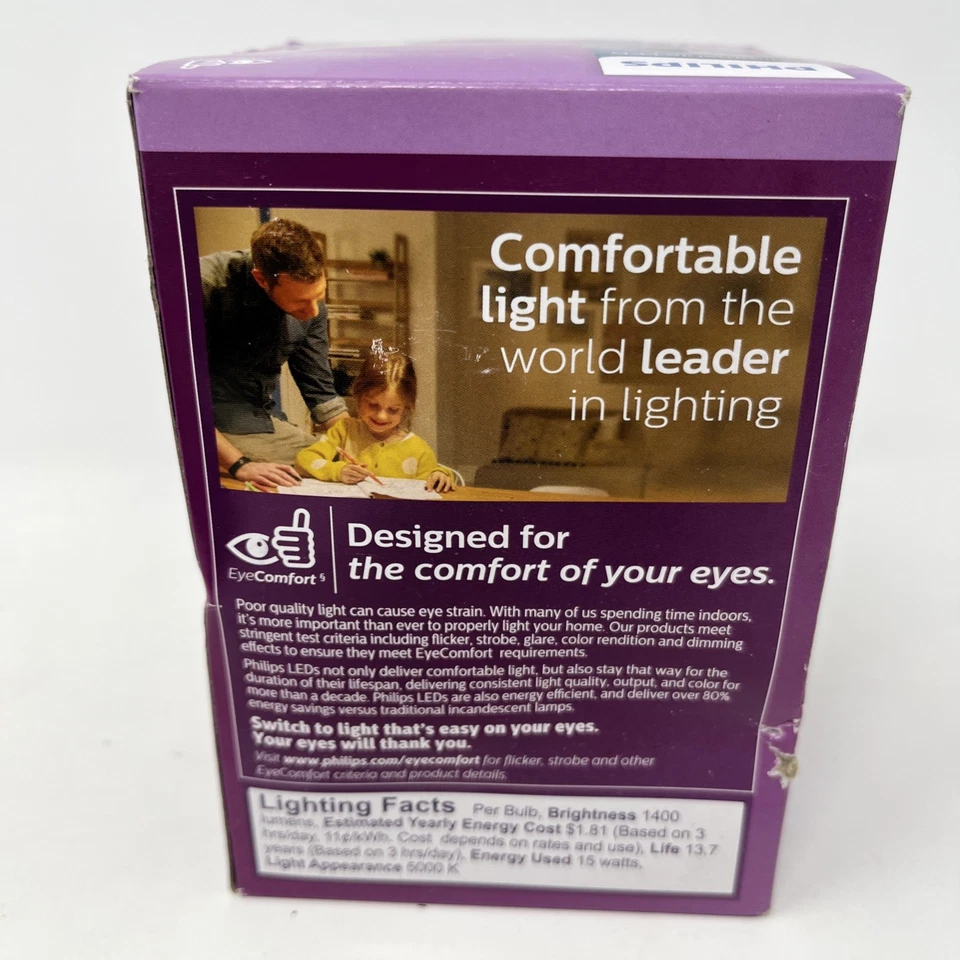 Philips 100 Watt Replacement Dimmable LED BR30 Flood Indoor Daylight 1400 Lumens - Image 4 of 4