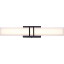 Canarm Lighting LVL181A24BK Madison LED 24 inch Black Vanity Light Wall Light
